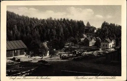 Ak Zwickau in Sachsen, Hammer, Gasthaus zur Hammermühle