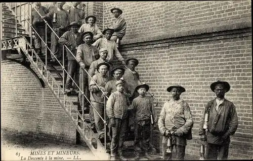 Ak Mines et Mineurs, la Descente à la Mine, Bergleute