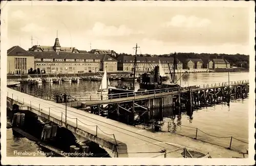 Ak Mürwik Flensburg in Schleswig Holstein, Torpedoschule