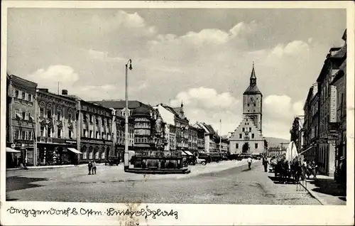 Ak Deggendorf in Niederbayern, Luitpoldplatz