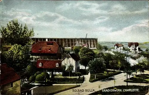 Ak Bad Sulza in Thüringen, Gradierwerk Charlotte