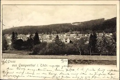 Ak Bad Georgenthal Thüringen, Panoramaansicht