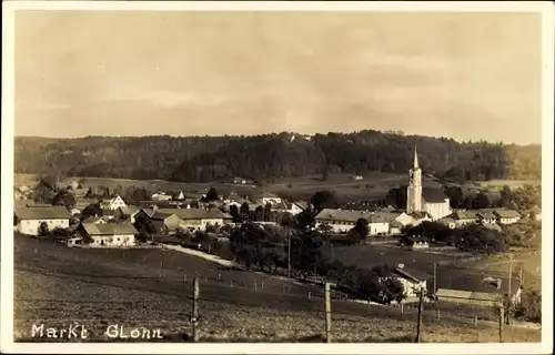 Foto Ak Markt Glonn in Oberbayern, Gesamtansicht