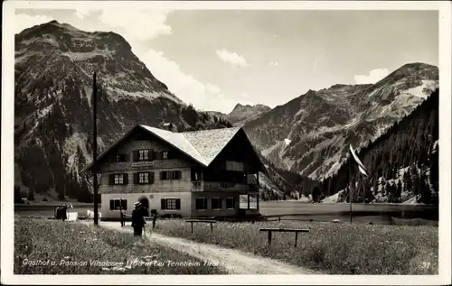Ak Tannheim in Tirol, Gasthof Pension Visalpsee