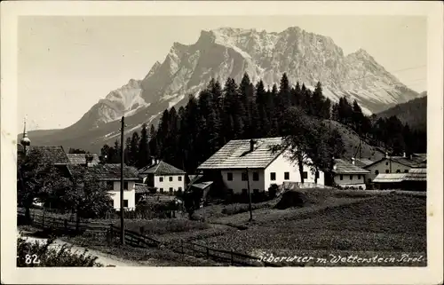 Ak Biberwier Tirol, Panorama, Wetterstein