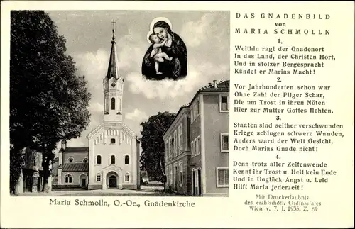 Ak Maria Schmolln in Oberösterreich, Gnadenkirche