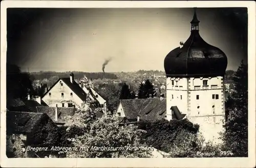 Ak Bregenz am Bodensee Vorarlberg, Altstadt, Martinsturm