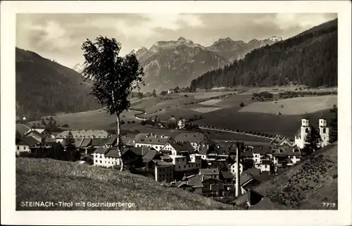 Ak Steinach am Brenner in Tirol, Gesamtansicht, Berge