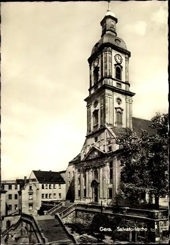 Ak Gera in Thüringen, Salvatorkirche