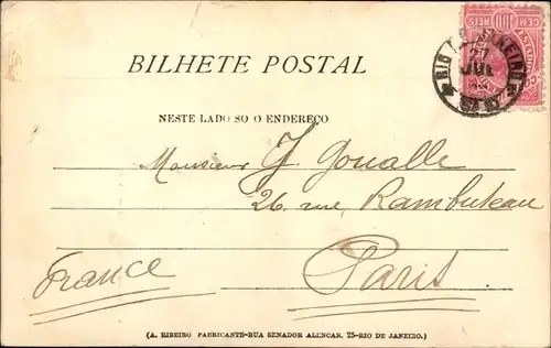 Ak Rio de Janeiro Brasilien, Jardim Botanico