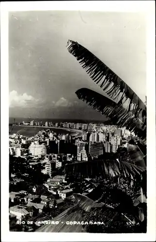 Ak Copacabana Rio de Janeiro Brasilien, Panorama