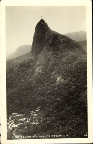 Ak Rio de Janeiro Brasilien, Christo Redemptor