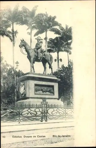 Ak Rio de Janeiro Brasilien, Estatua Duque de Caxias