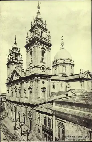 Ak Rio de Janeiro Brasilien, Egreja da Candelaria