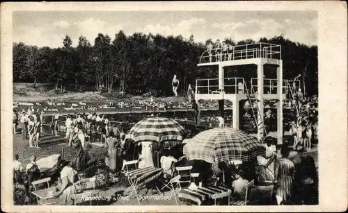 Ak Ronneburg in Thüringen, Sommerbad