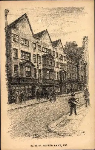 Künstler Ak London City England, Old London