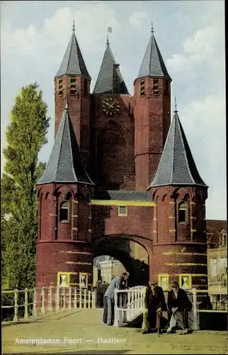 Ak Haarlem Nordholland Niederlande, Amsterdamse Poort