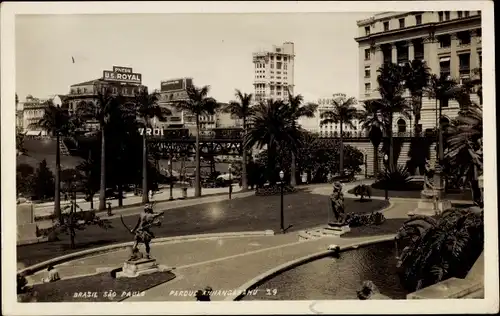 Ak São Paulo Brasilien, Parkpartie