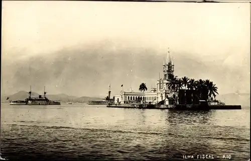 Ak Rio de Janeiro Brasilien, Ilha Fiscal