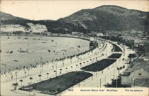 Foto Ak Rio de Janeiro Brasilien, Avenida Beira mar, Botafogo