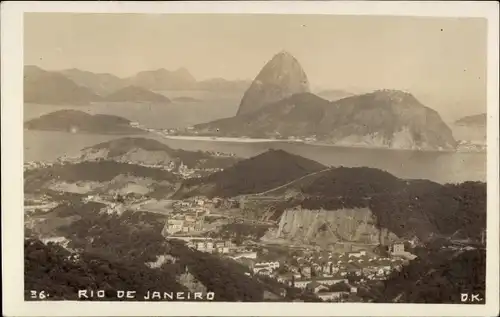 Foto Ak Rio de Janeiro Brasilien, Gesamtansicht