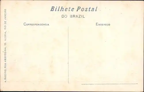 Ak Botafogo Rio de Janeiro Brasilien, Panorama