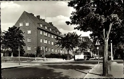 Ak Itzehoe in Holstein, Langer Peter, Straßenansicht