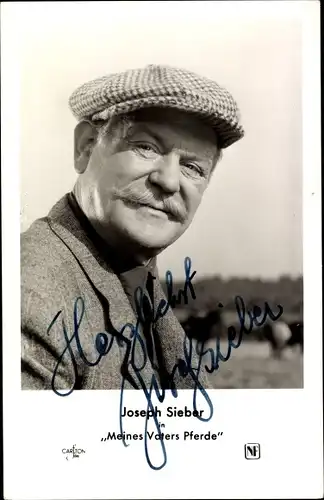 Ak Schauspieler Joseph Sieber in Meines Vaters Pferde