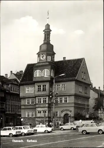 Ak Lutherstadt Eisenach in Thüringen, Rathaus