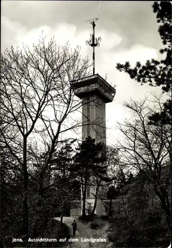 Ak Jena in Thüringen, Aussichtsturm auf dem Landgrafen