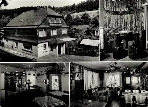 Ak Wurzbach in Thüringen, Gaststätte Heinrichshütte