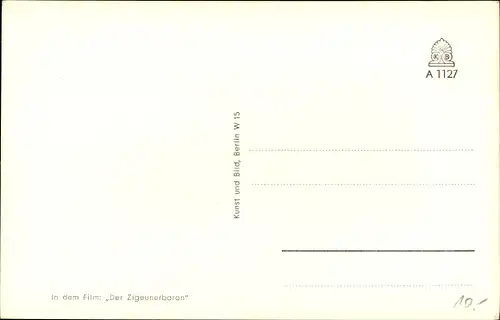 Ak Schauspieler Gerhard Riedmann in Der Zigeunerbaron, Autogramm