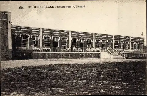 Ak Berck Plage Pas de Calais, Sanatorium V. Menard