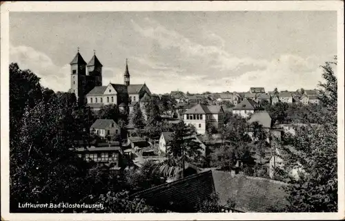 Ak Bad Klosterlausnitz in Thüringen, Blick über den Ort