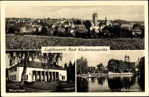 Ak Bad Klosterlausnitz, Moorbad, Klosterteich, Totale