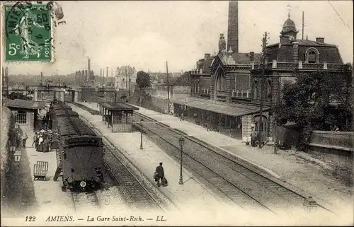 Ak Amiens-Somme, Bahnhof Saint Roch