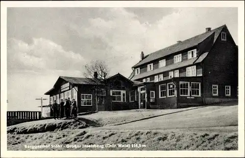 Ak Brotterode in Thüringen, Berggasthof Stöhr, Großer Inselsberg