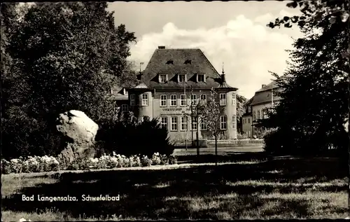 Ak Bad Langensalza in Thüringen, Schwefelbad