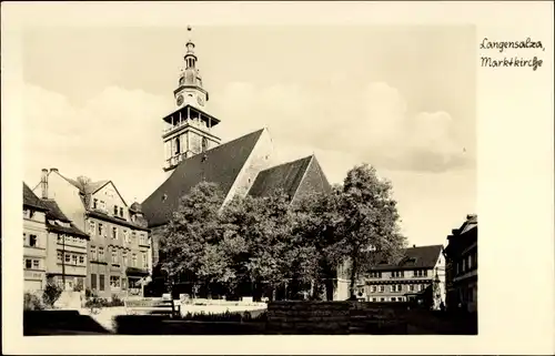 Ak Bad Langensalza in Thüringen, Marktkirche