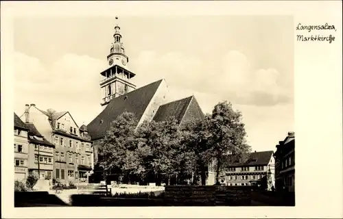 Ak Bad Langensalza in Thüringen, Marktkirche