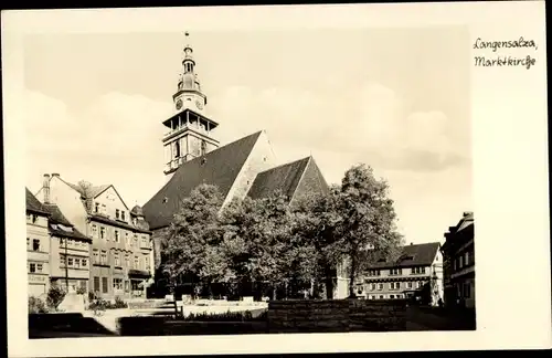 Ak Bad Langensalza in Thüringen, Marktkirche