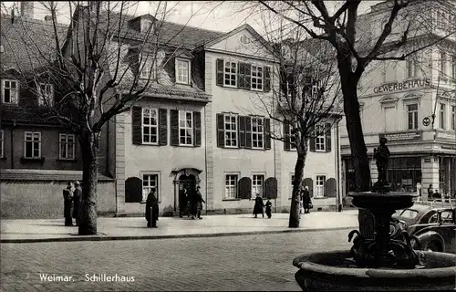 Ak Weimar in Thüringen, Schillerhaus