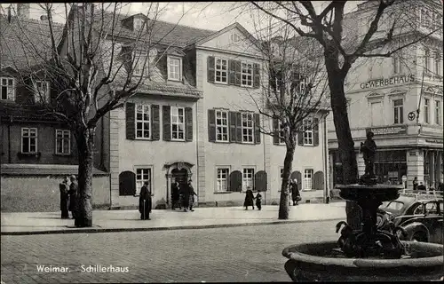 Ak Weimar in Thüringen, Schillerhaus