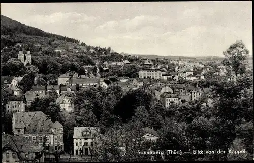 Ak Sonneberg in Thüringen, Blick von der Kappel