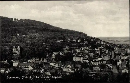 Ak Sonneberg in Thüringen, Blick von der Kappel