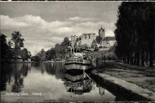 Ak Bernburg an der Saale, Schloss, Schiff