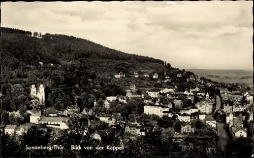 Ak Sonneberg in Thüringen, Blick von der Kappel