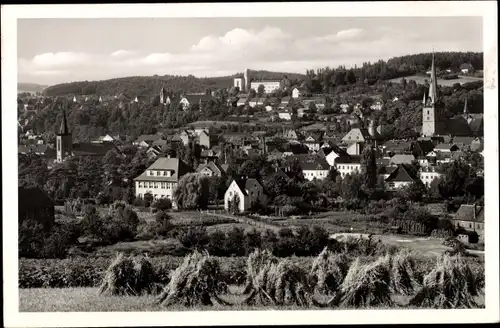 Ak Menden im Sauerland, Panorama vom Ort