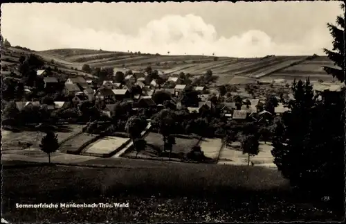 Ak Mankenbach Königsee in Thüringen, Panorama vom Ort