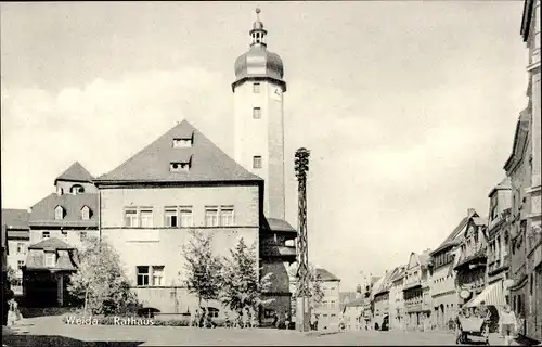 Ak Weida in Thüringen, Rathaus